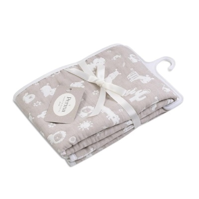 Плед детский Зверюшки Perina ПЛ-01.4 песочный 01